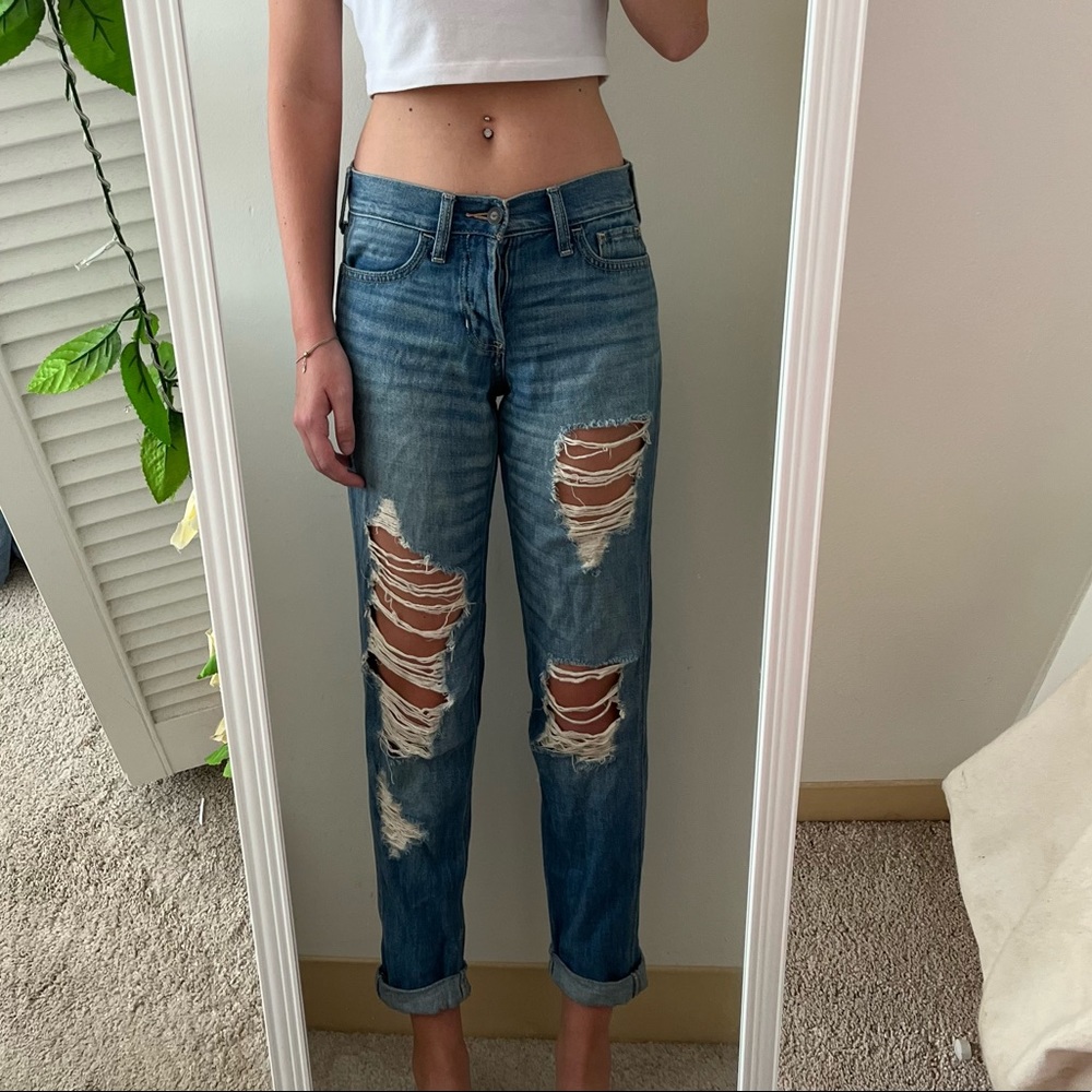 Hollister Low Rise Boyfriend Jeans